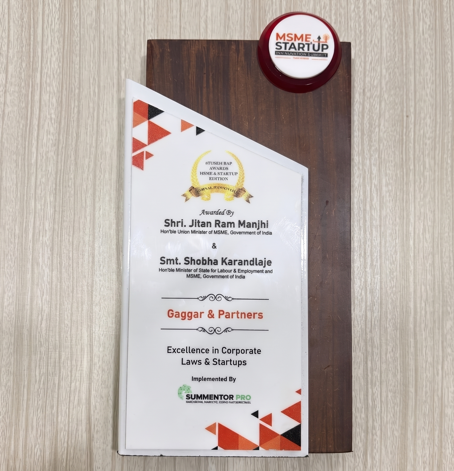 National Innovative MSME & Start-up Awards 2026 - Excellence in Corporate Laws & Start-Ups